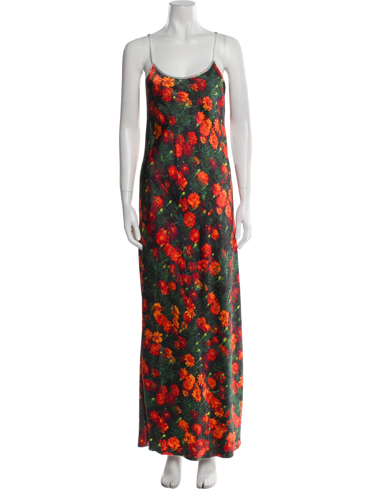 Bevza Floral Print Long Dress