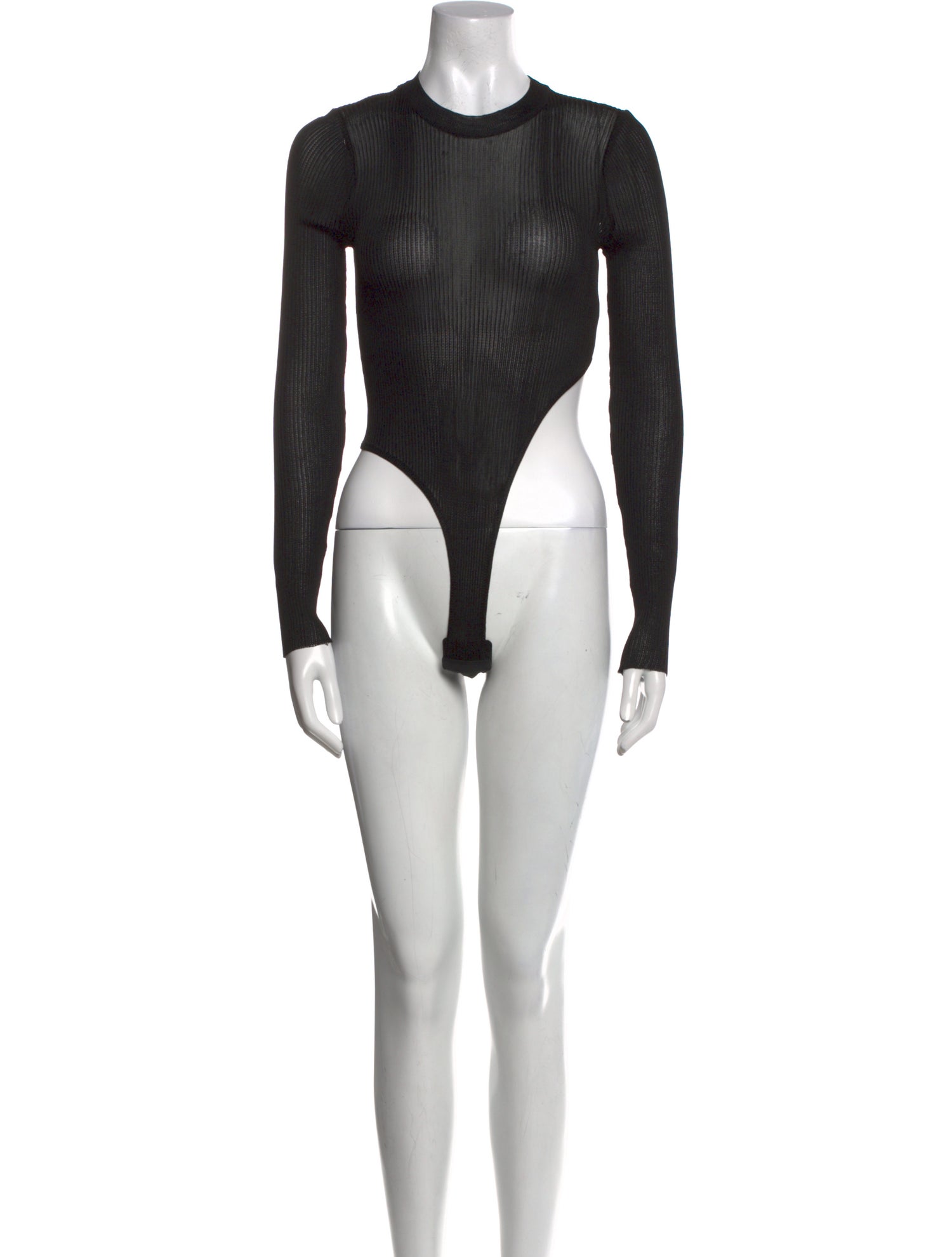 Bevza Crew Neck Long Sleeve Bodysuit