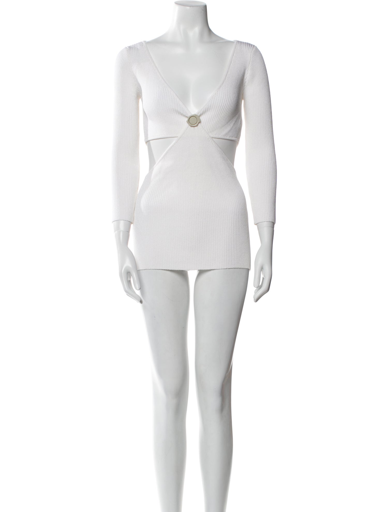 Bevza V-Neck Mini Dress