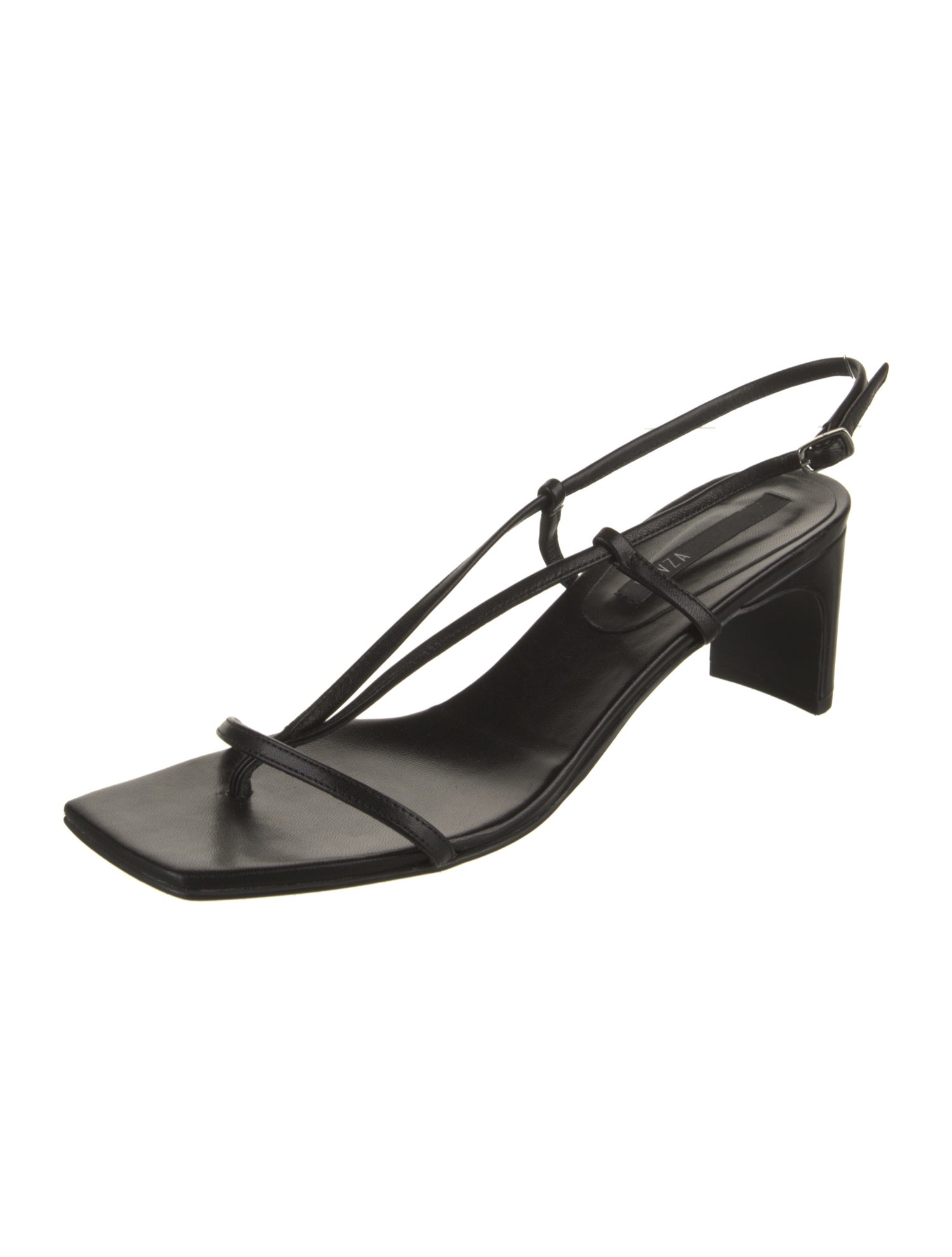 Bevza Leather Slingback Sandals