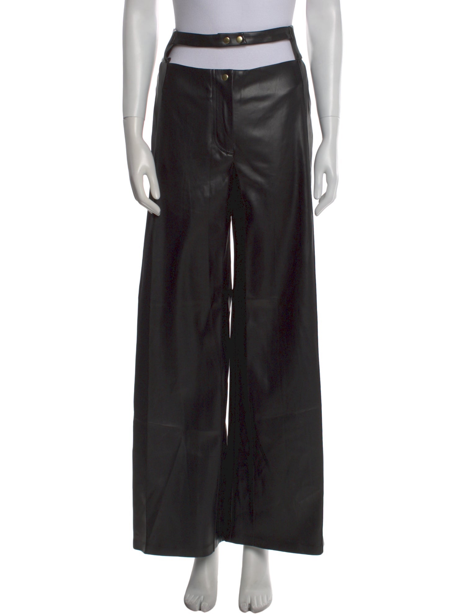 Bevza Leather Wide Leg Pants w/ Tags