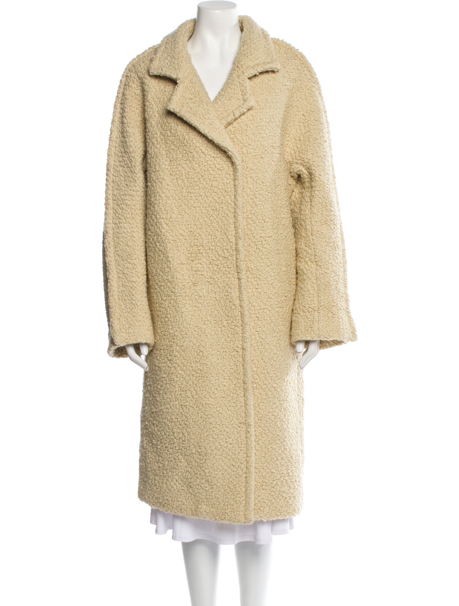 Bevza Wool Faux Fur Coat w/ Tags