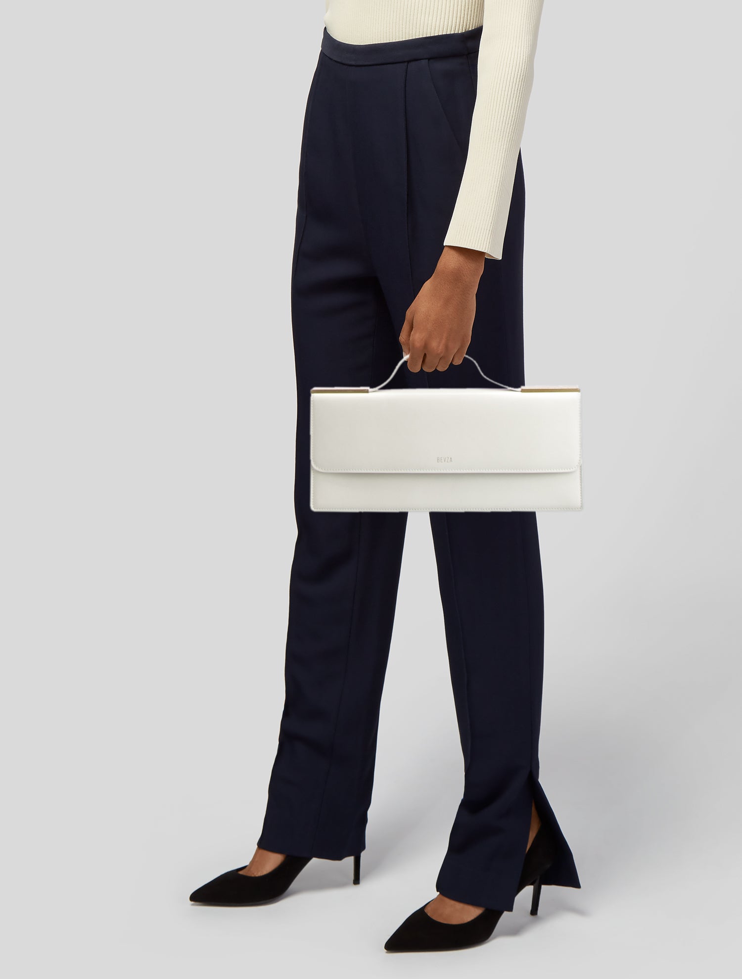 Bevza Leather Top Handle Bag w/ Tags