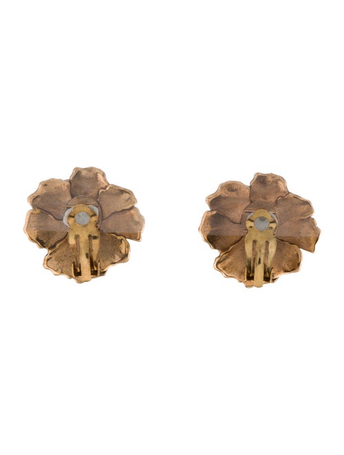Bevza Marigold Clip On Earrings