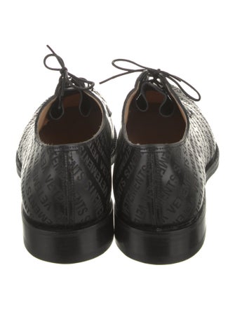 Vetements x Church's Leather Printed Derby Shoes