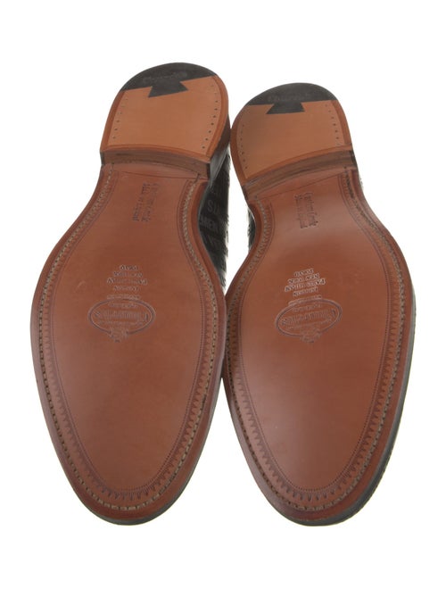 Vetements x Church's Leather Printed Derby Shoes