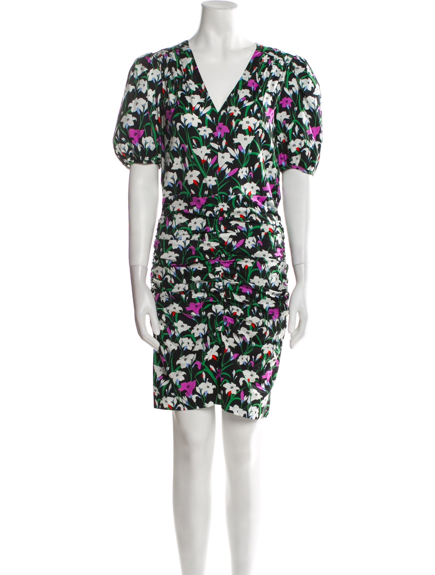 Veronica Iorio Floral Print Mini Dress