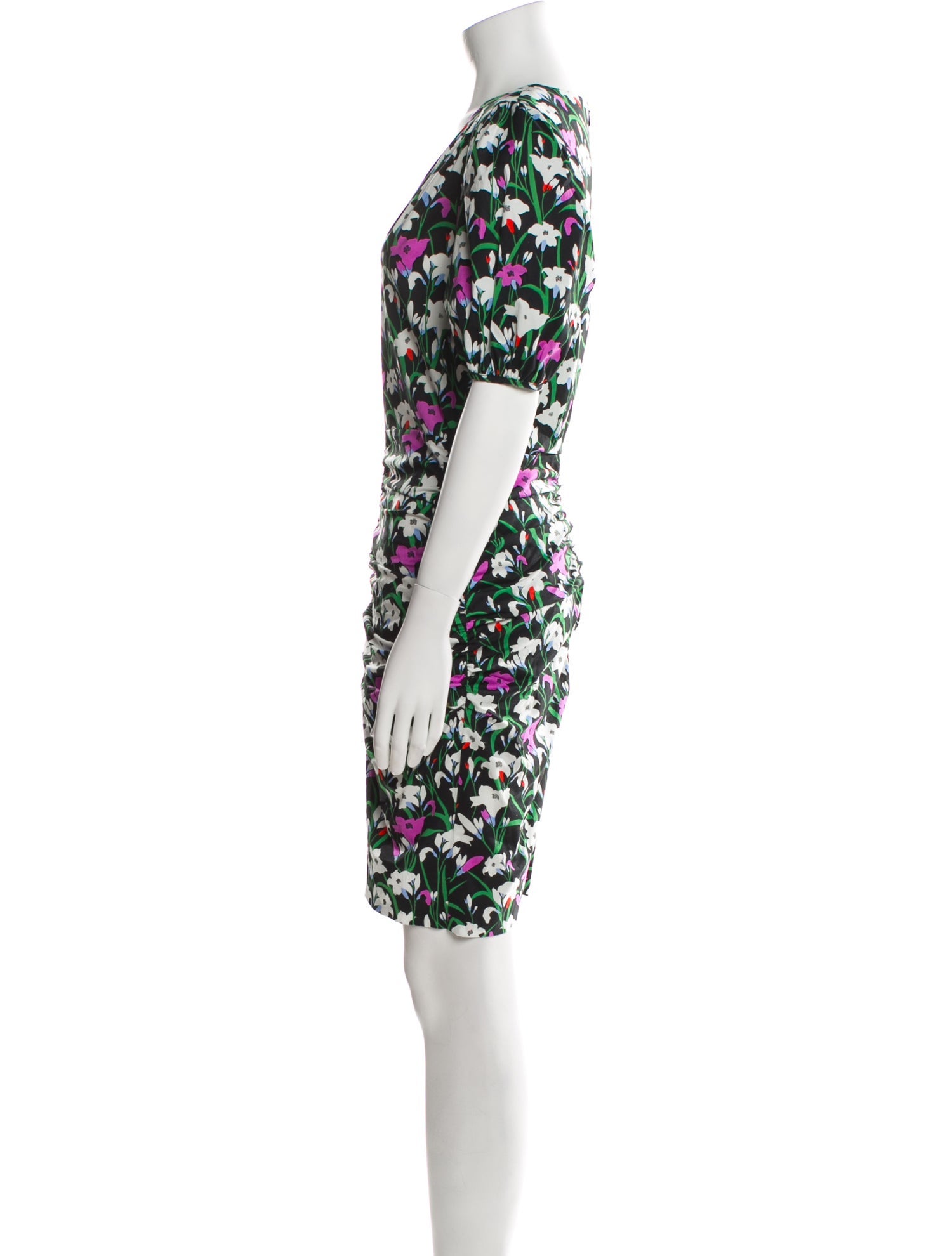 Veronica Iorio Floral Print Mini Dress