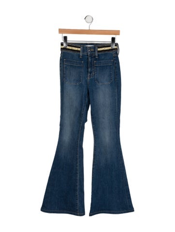 Veronica Beard X Wonder Woman Jeans Low-Rise Wide Leg XS