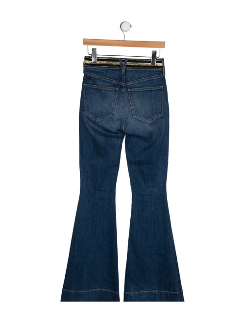 Veronica Beard X Wonder Woman Low-Rise Wide Leg Jeans