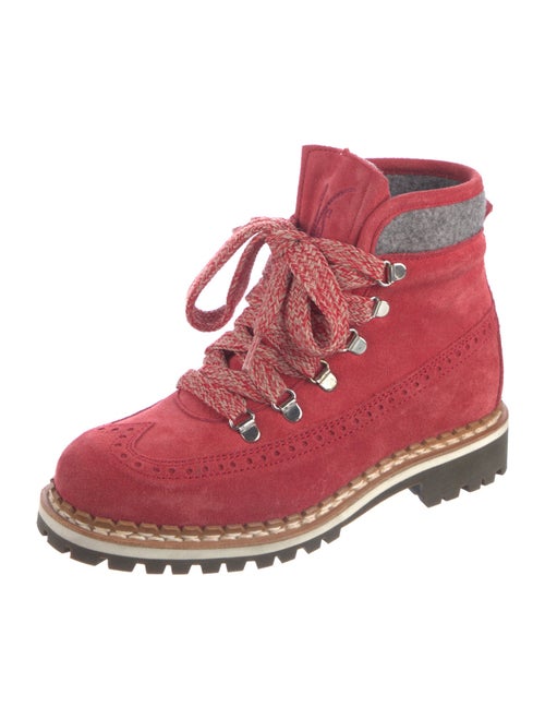 Ventesima Strada Suede Colorblock Pattern Hiking Boots