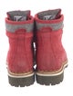 Ventesima Strada Suede Colorblock Pattern Hiking Boots