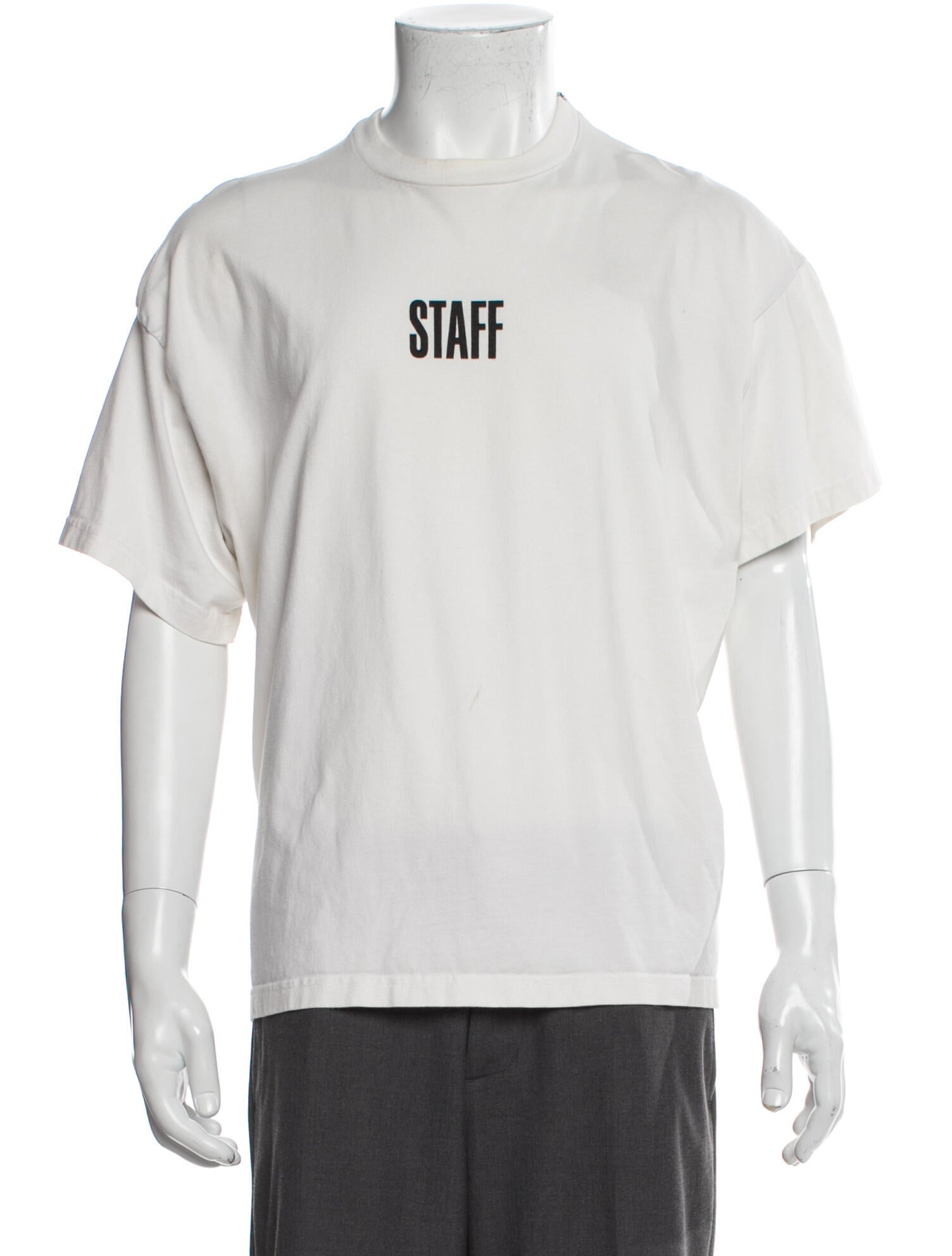 Vetements x Hanes Graphic Print Crew Neck T-Shirt