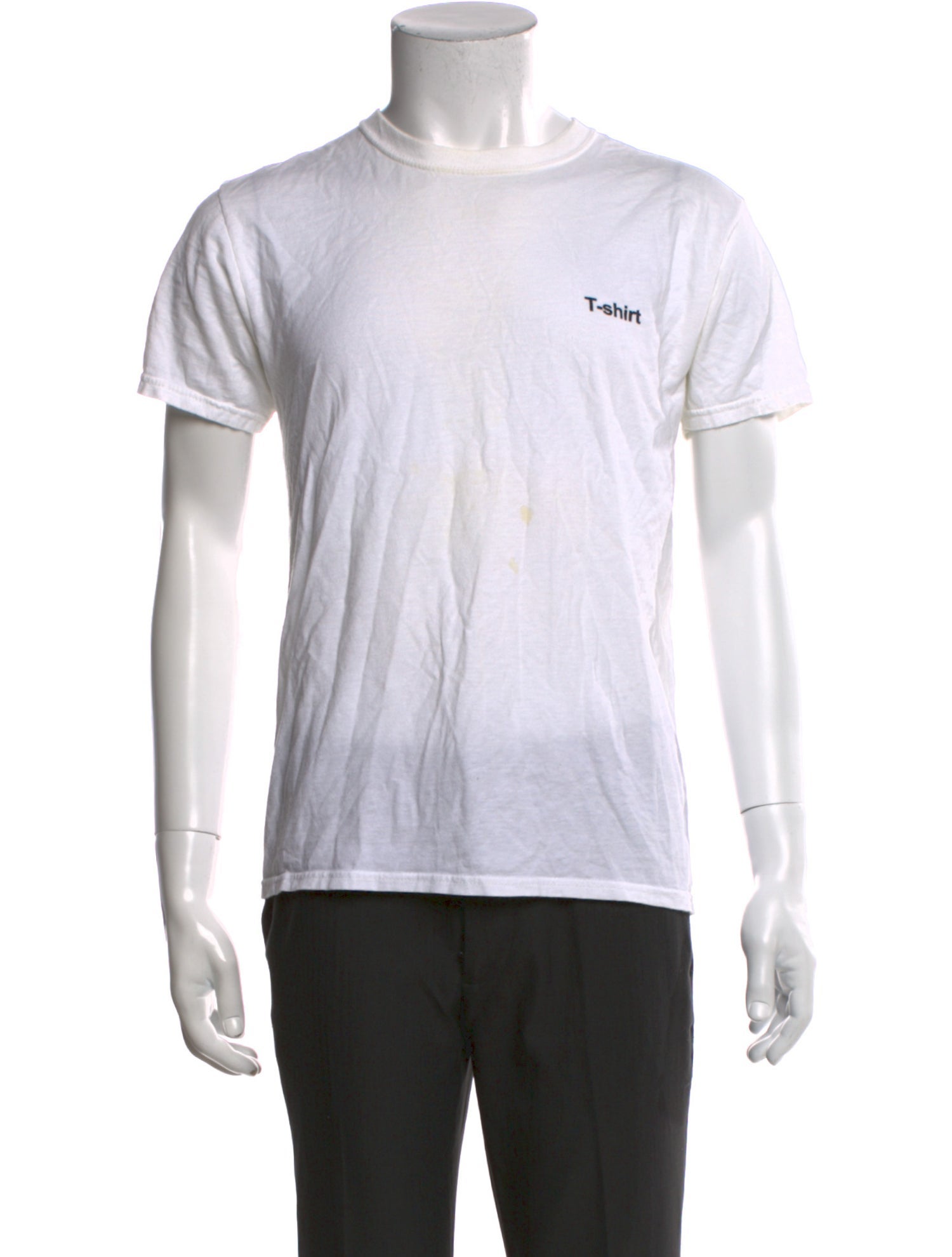 Vetements x Hanes Graphic Print Crew Neck T-Shirt