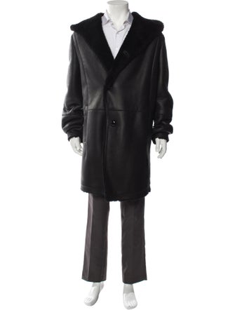 Vespucci By Vsp Leather Overcoat