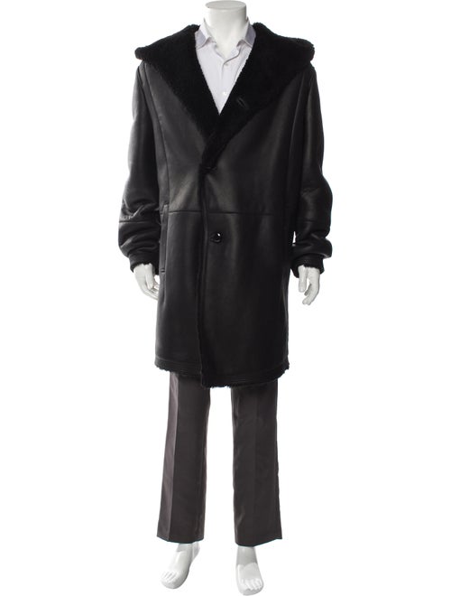 Vespucci By Vsp Leather Overcoat