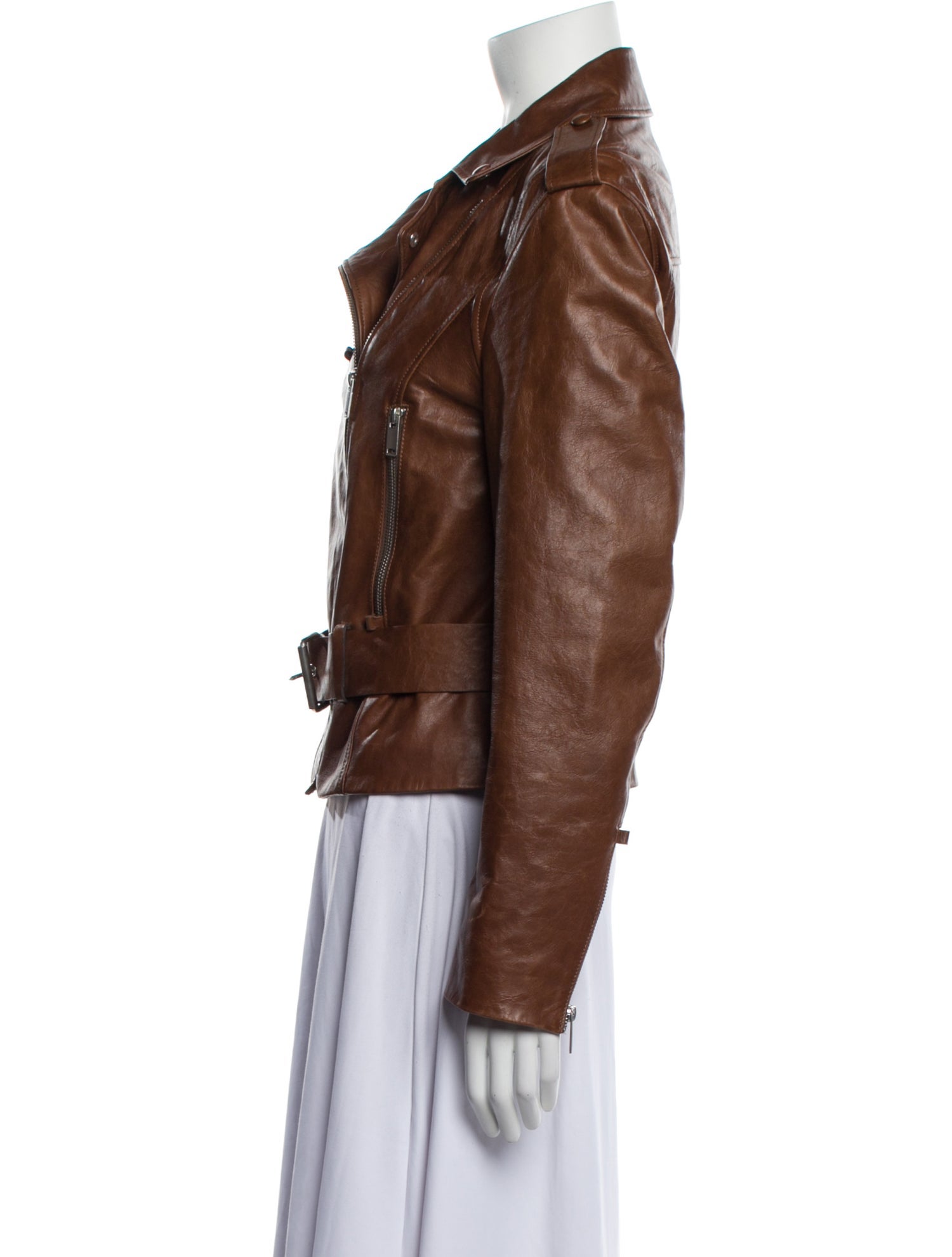 Vespucci By Vsp Leather Biker Jacket