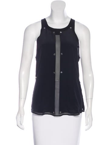 Vena Cava Silk Embellished Top