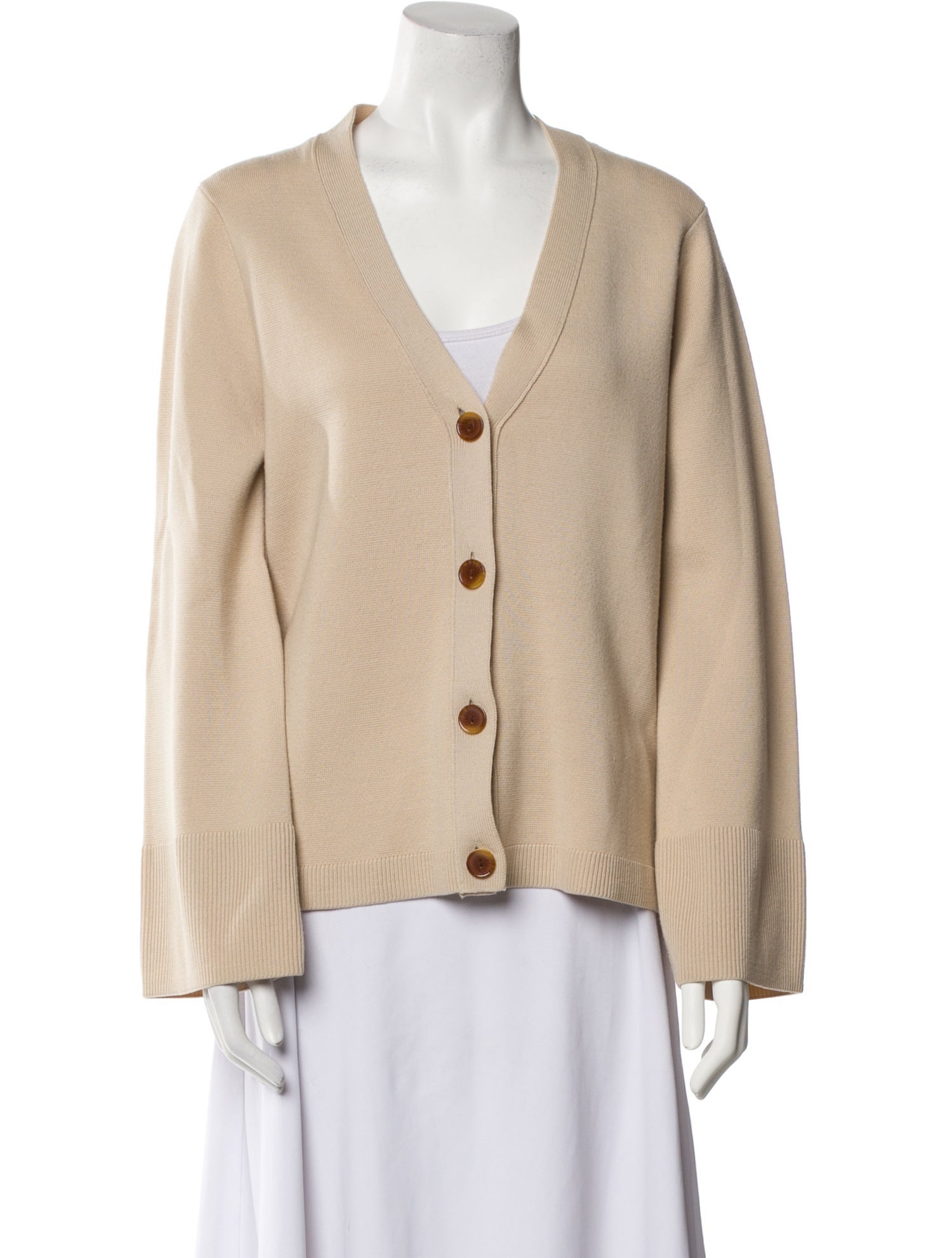 Ven Store Wool Plunge Neckline Sweater