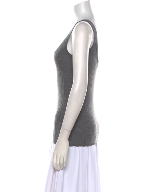 Ven Store Wool Scoop Neck Top