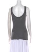 Ven Store Wool Scoop Neck Top