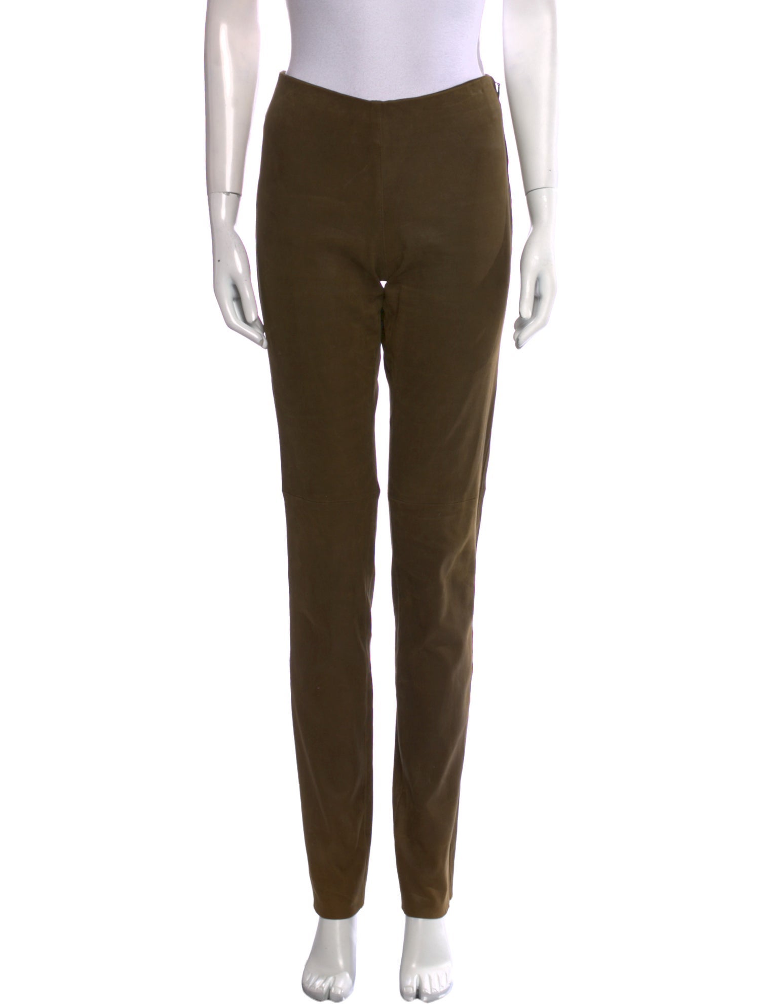Ventcouvert Leather Straight Leg Pants