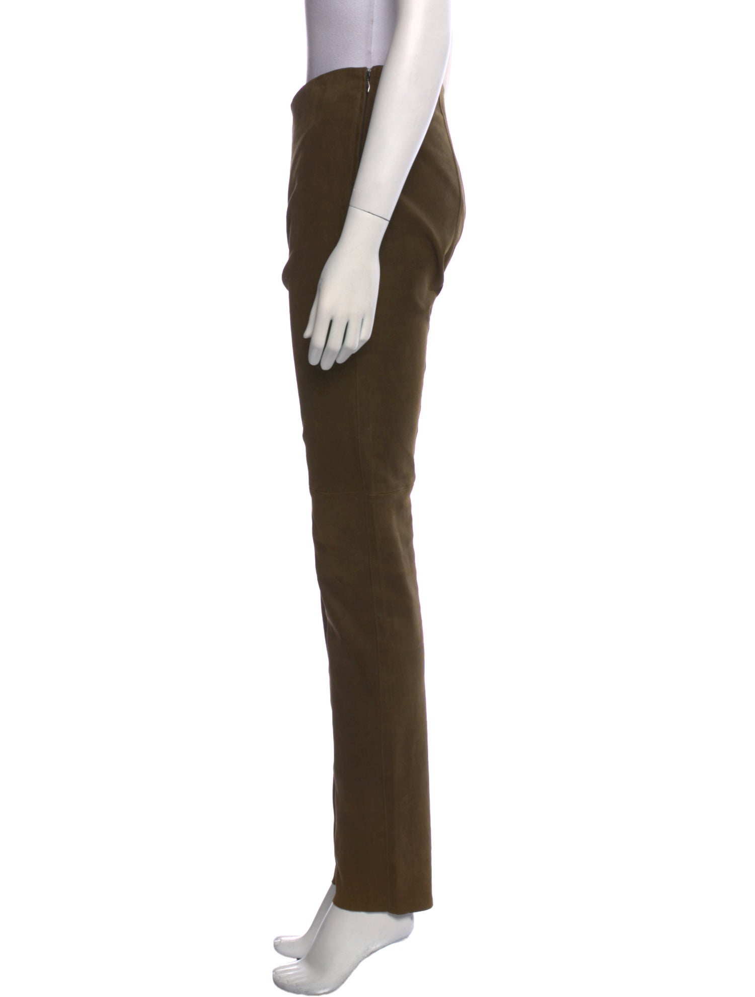 Ventcouvert Leather Straight Leg Pants