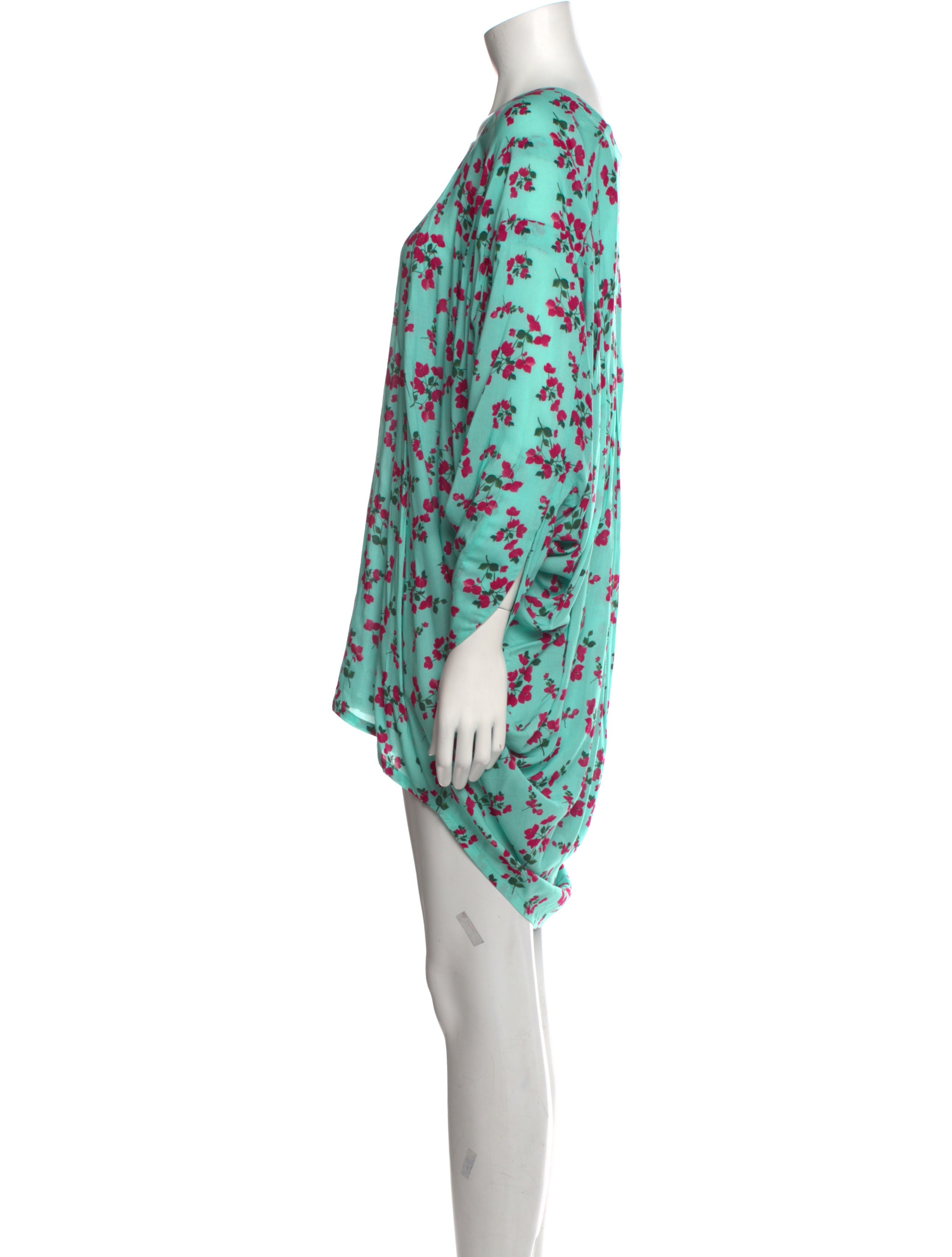 Verandah Printed Knee-Length Dress w/ Tags