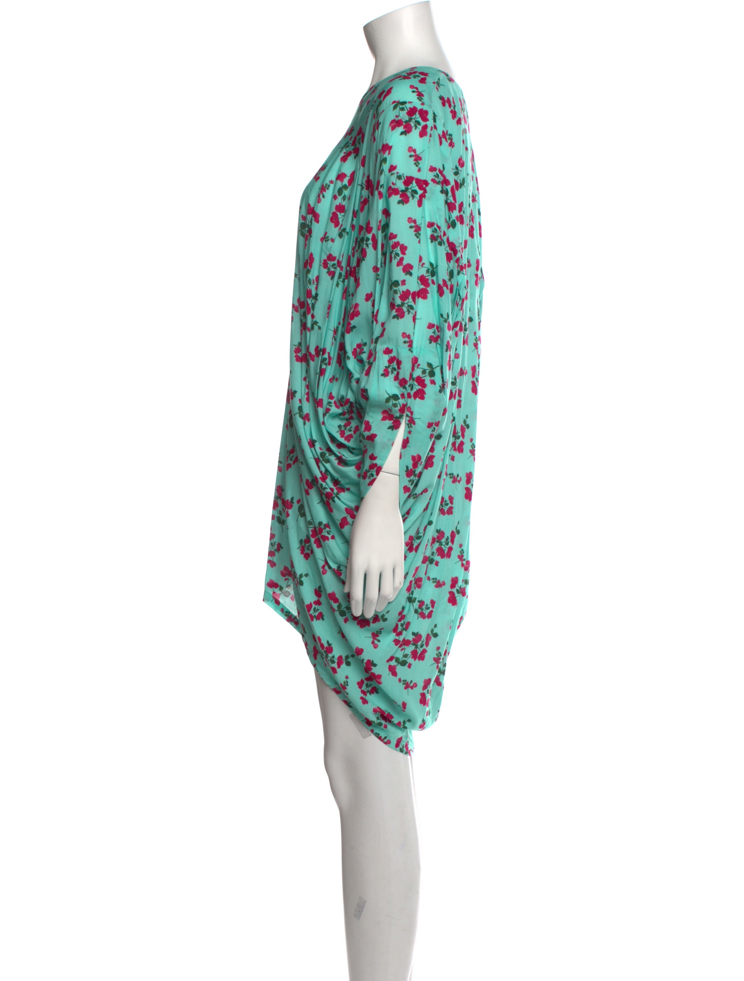 Verandah Printed Knee-Length Dress w/ Tags