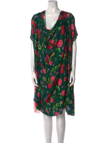 Verandah Dresses Wool Midi Length Dress XL