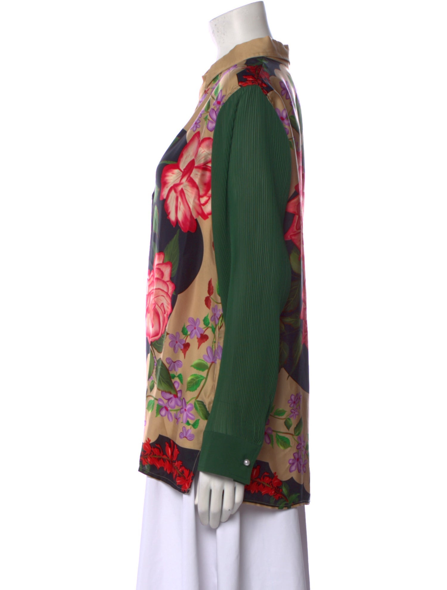 Verandah Floral Print Long Sleeve Blouse w/ Tags