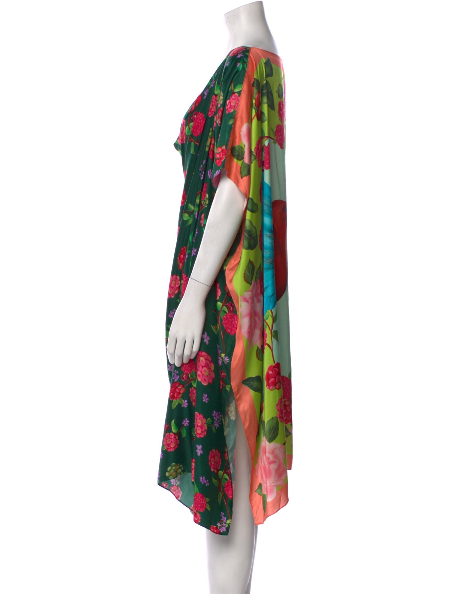 Verandah Floral Print Midi Length Dress w/ Tags