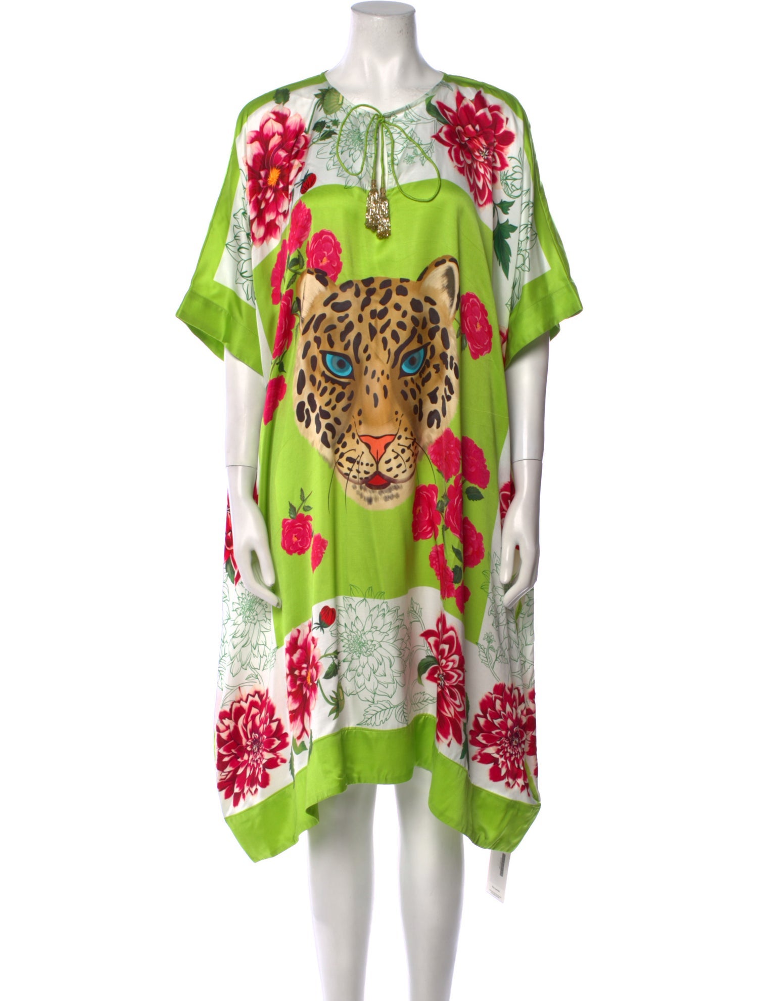 Verandah Satin Colorblock Pattern Sweater w/ Tags