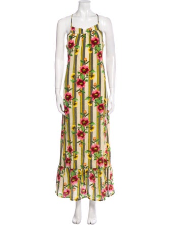 Verandah Floral Print Long Dress