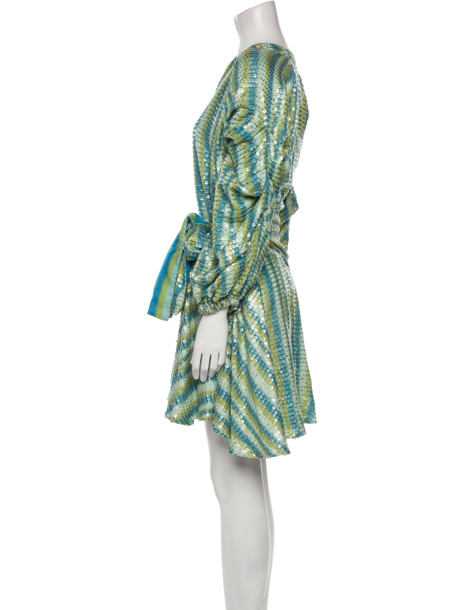 Verandah Printed Knee-Length Dress w/ Tags