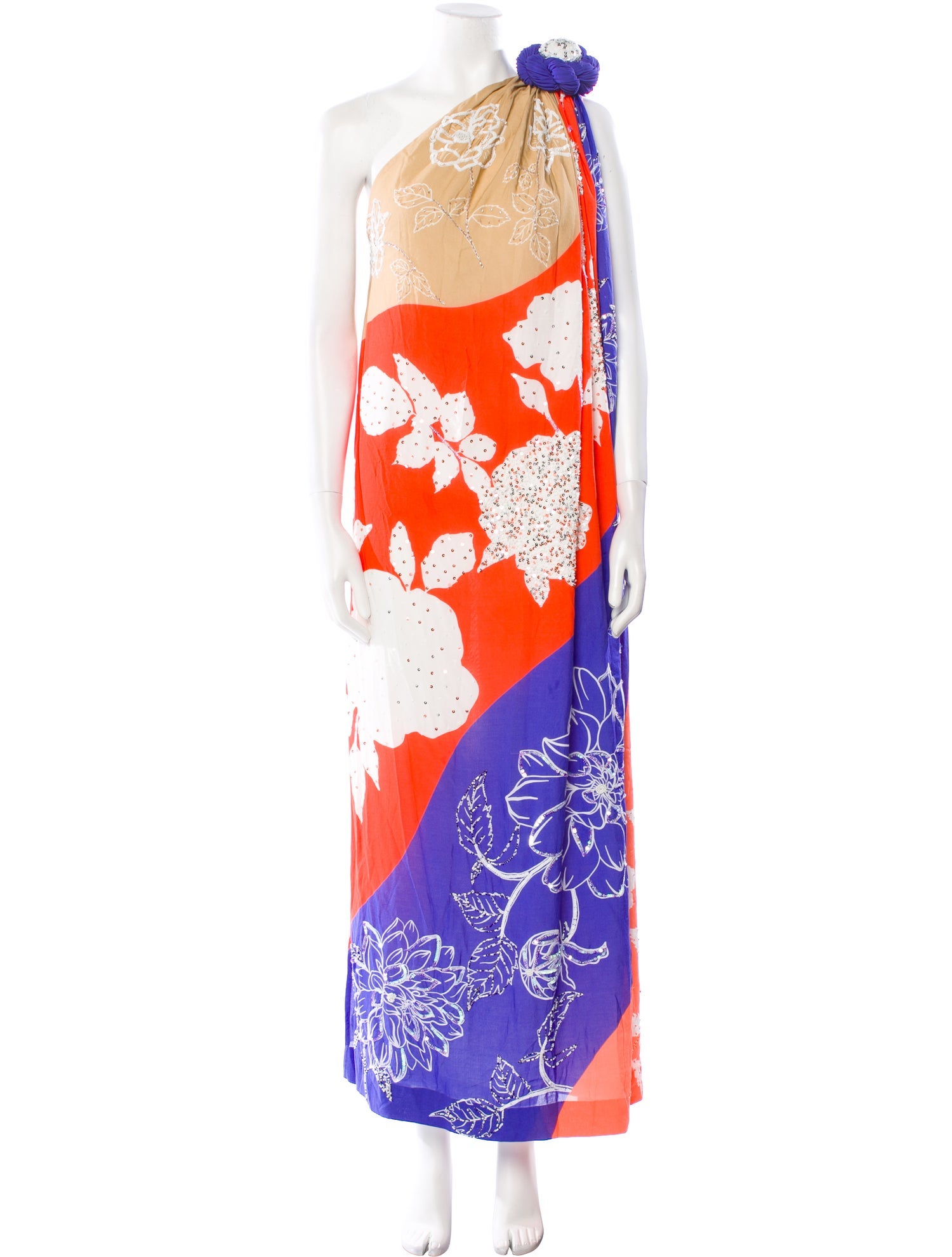 Verandah Floral Print Long Dress