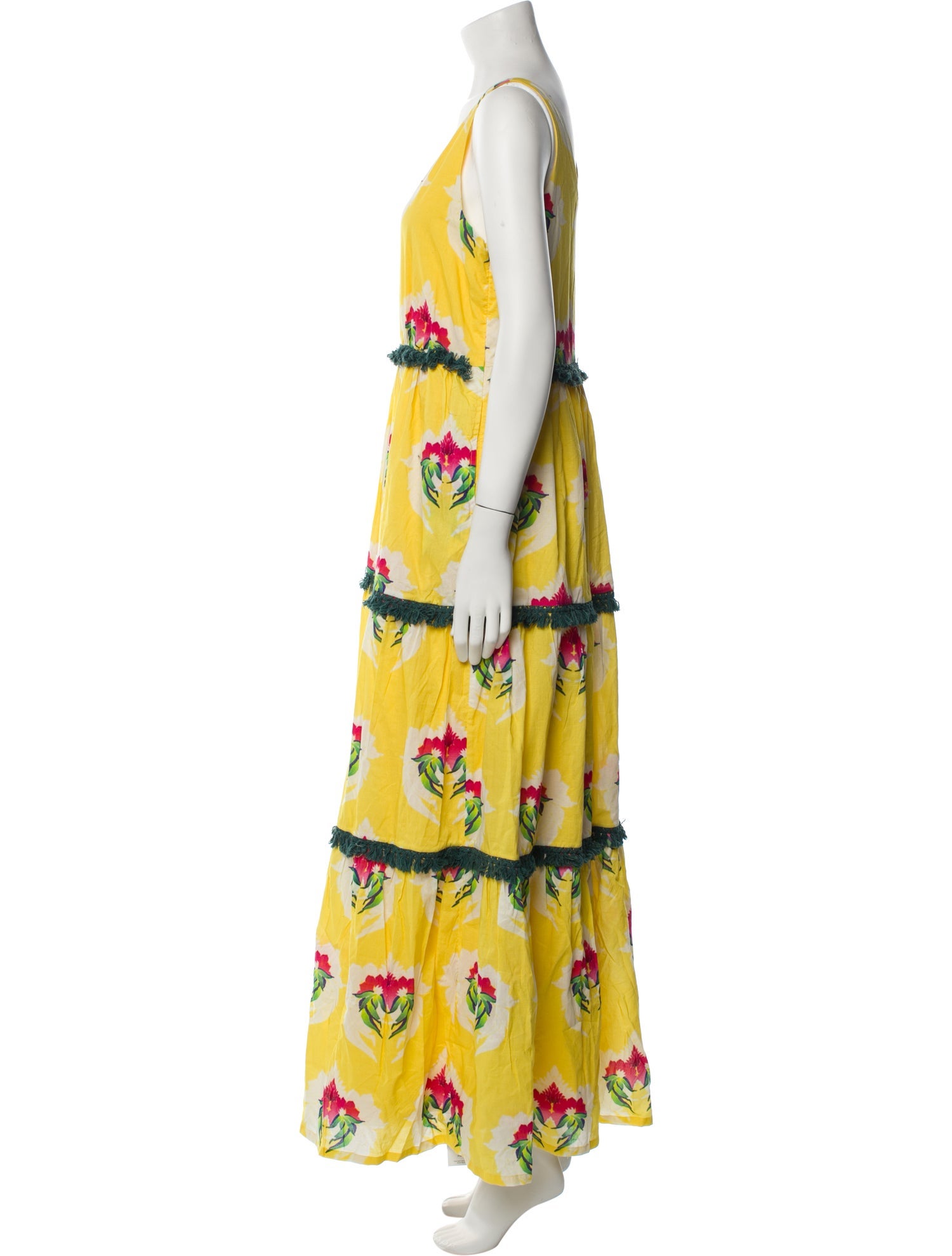 Verandah Printed Long Dress w/ Tags