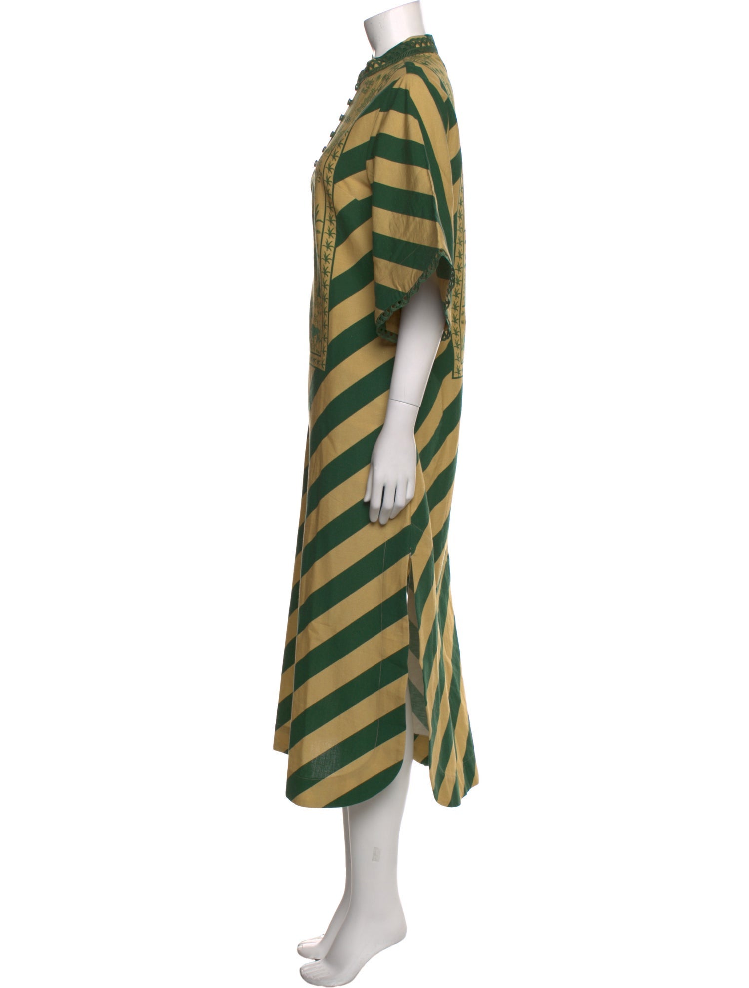 Verandah Striped Long Dress