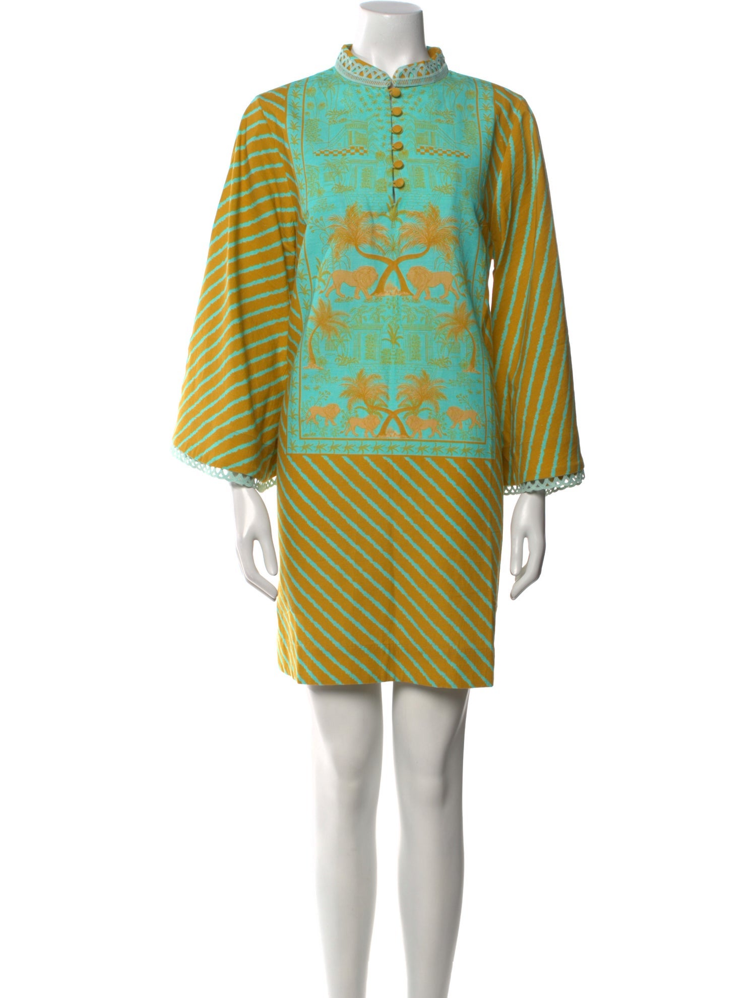 Verandah Printed Mini Dress