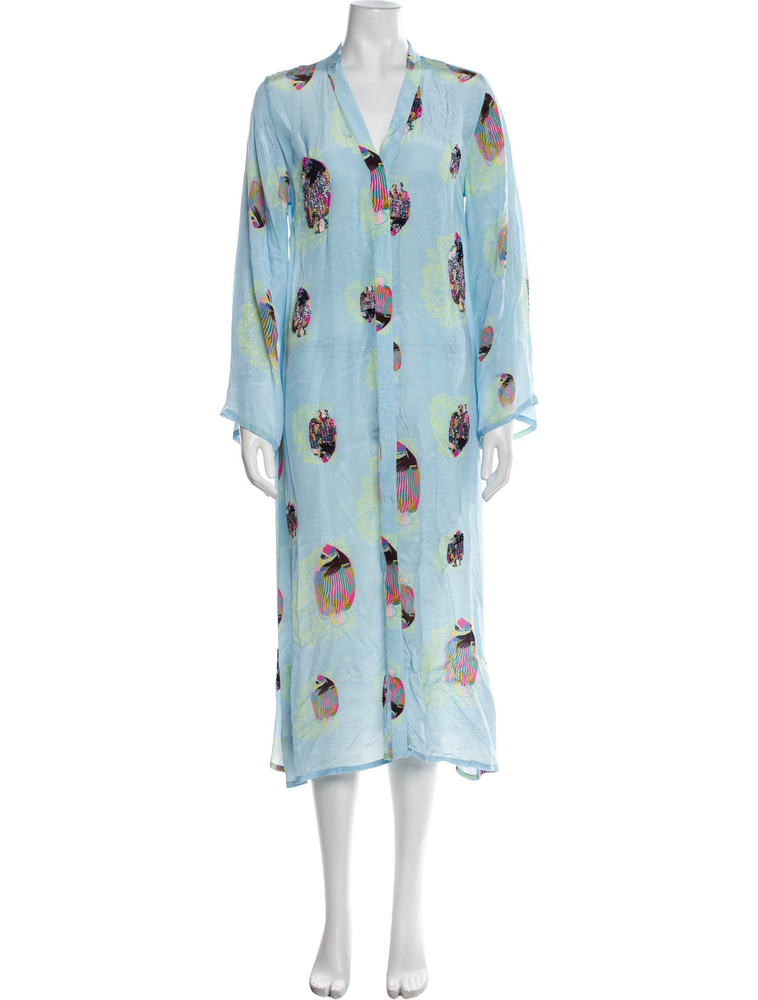 Verandah Floral Print Midi Length Dress