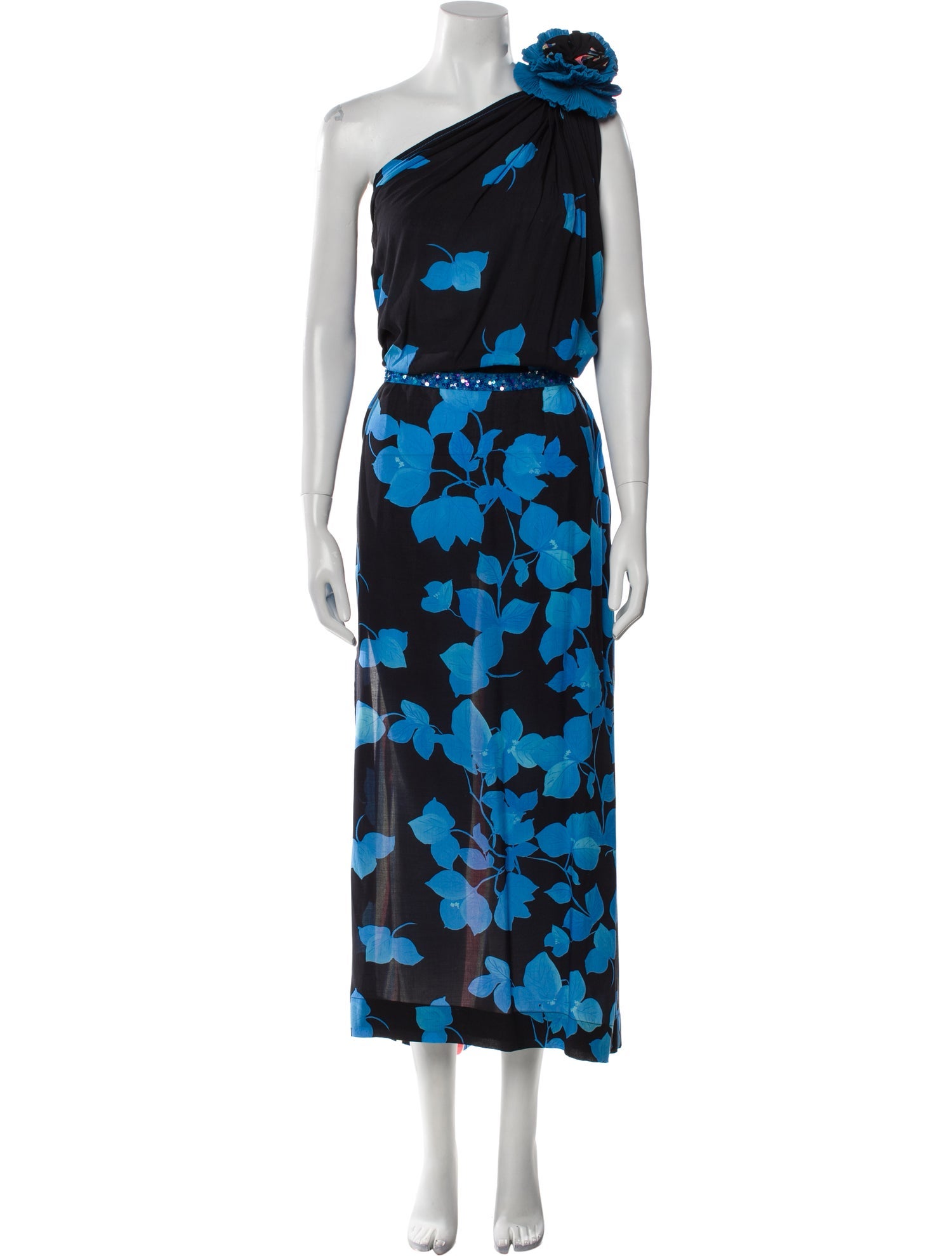 Verandah Floral Print Long Dress w/ Tags