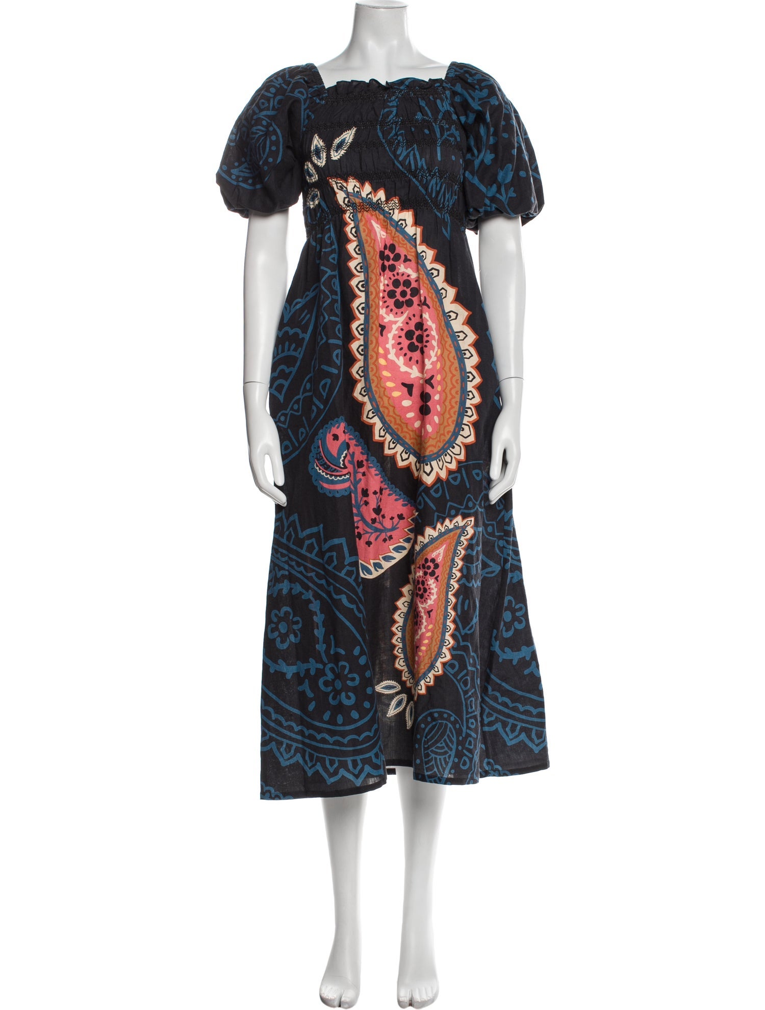 Verandah Linen Long Dress