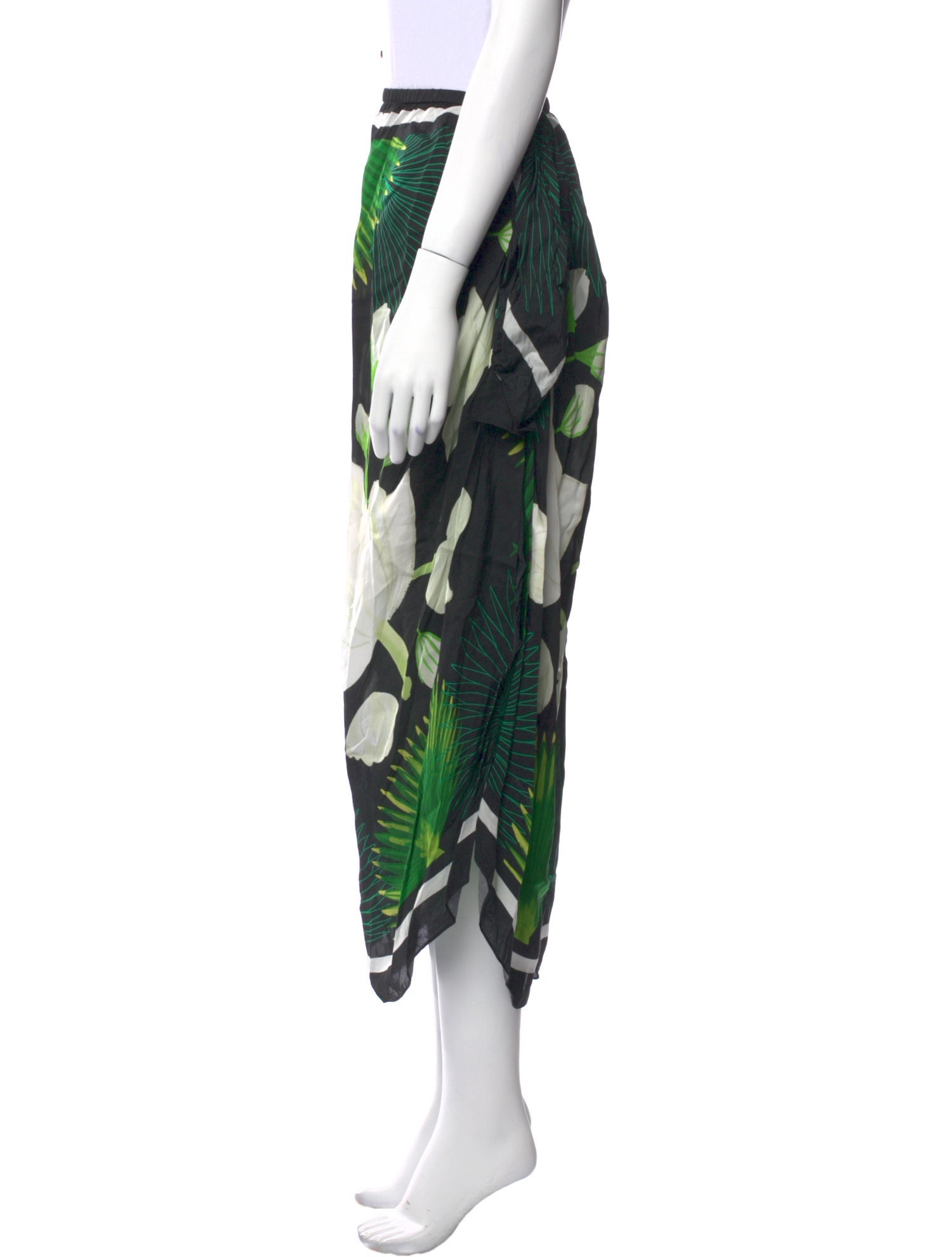 Verandah Printed Midi Length Skirt