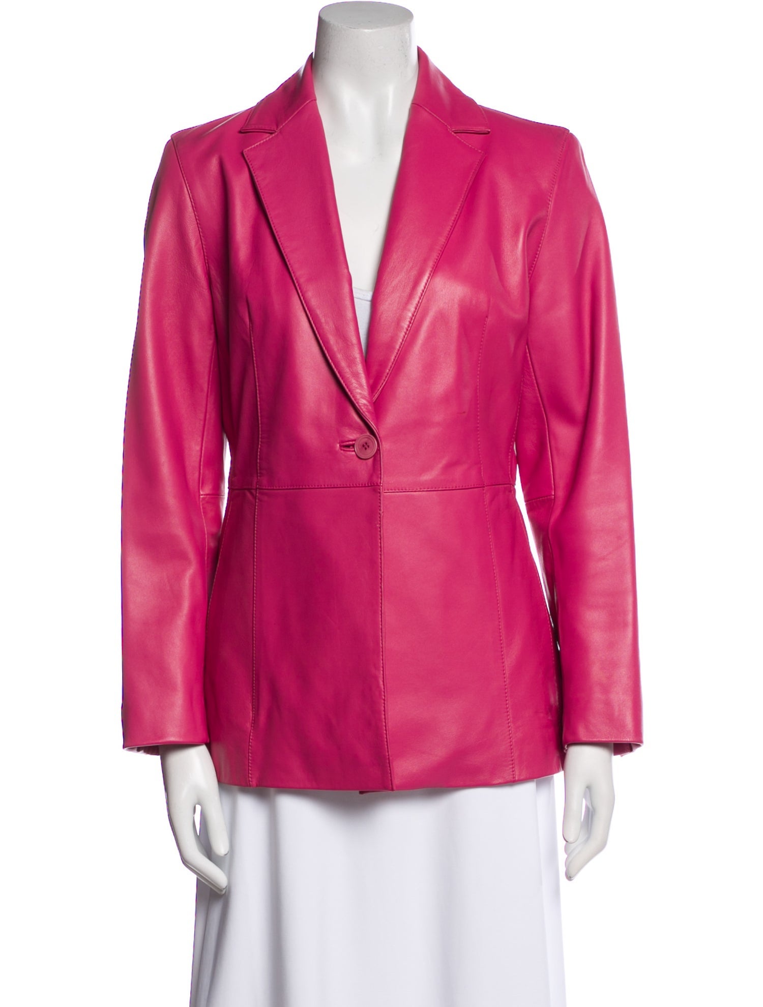 Valerie Stevens Leather Blazer