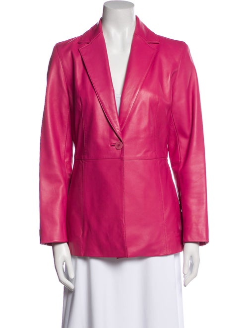 Valerie Stevens Leather Blazer