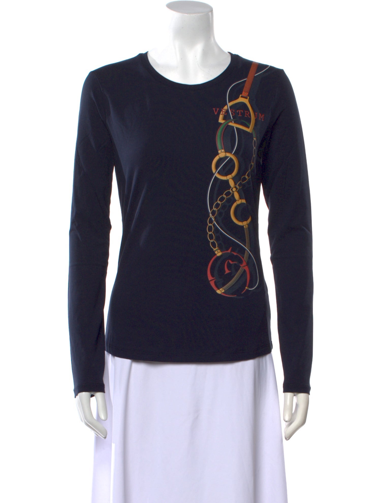 Vestrum Graphic Print Scoop Neck Sweatshirt w/ Tags