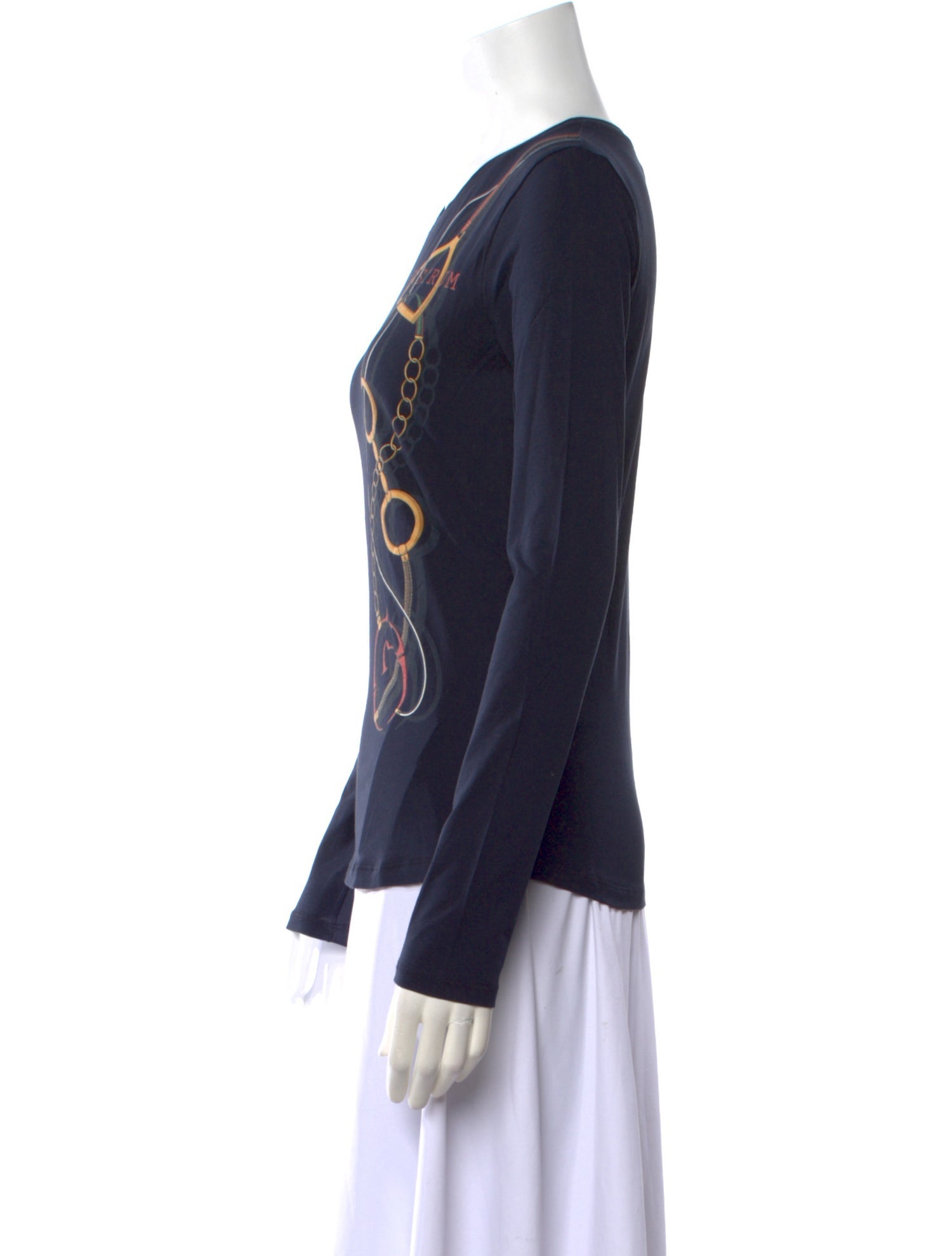 Vestrum Graphic Print Scoop Neck Sweatshirt w/ Tags