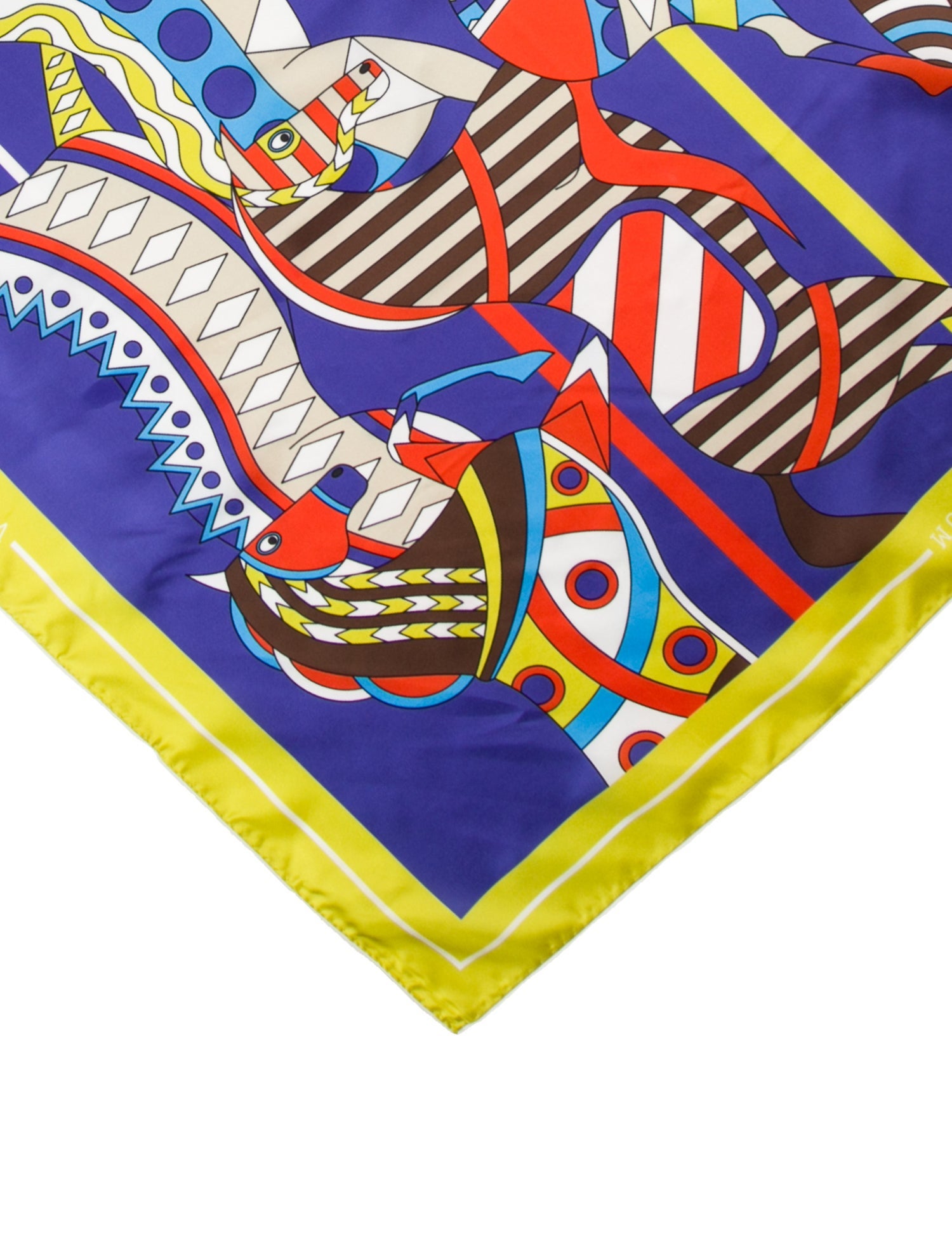 Vestrum Le Mors "A La Conétable" Silk Scarf w/ Tags