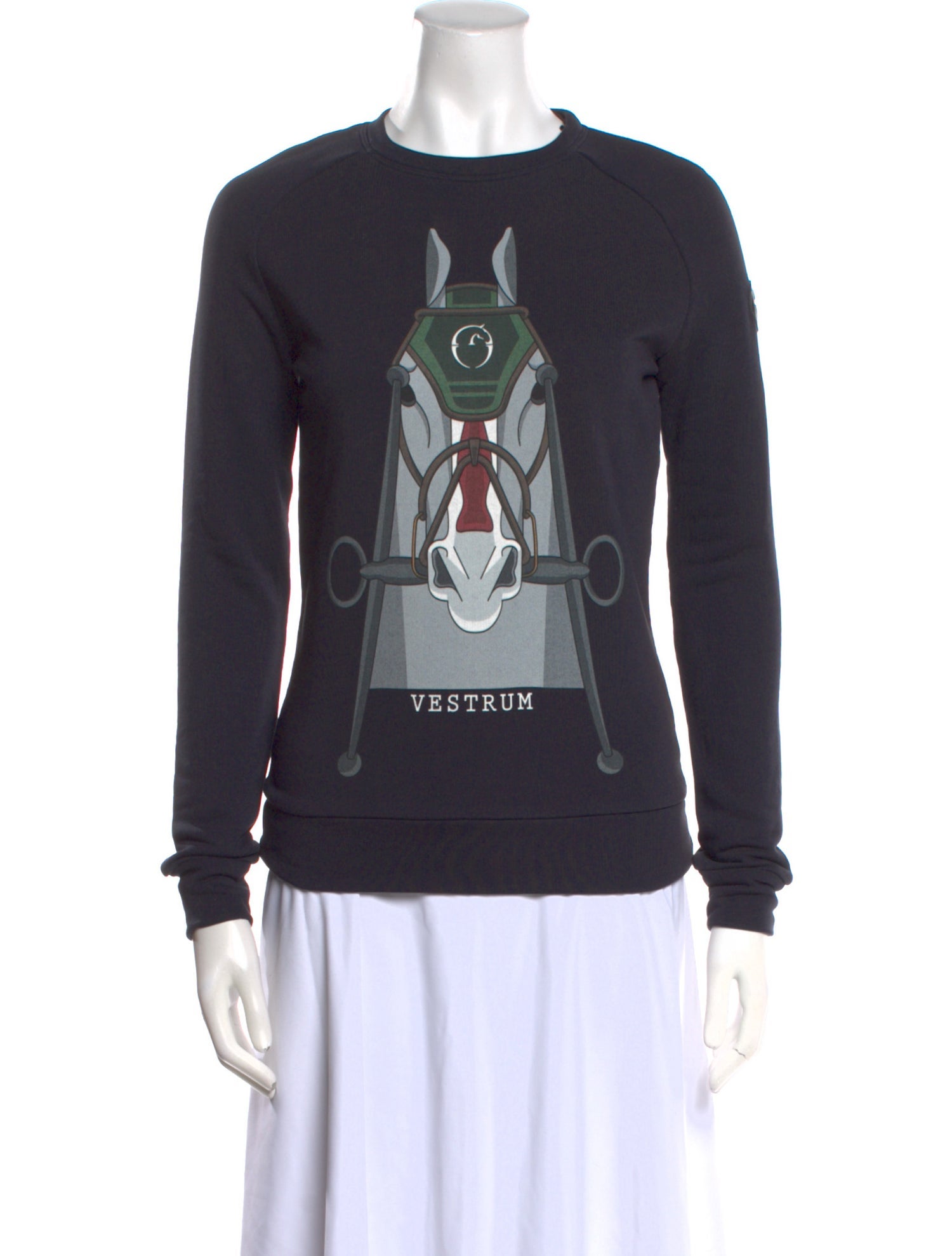 Vestrum Graphic Print Crew Neck Sweatshirt