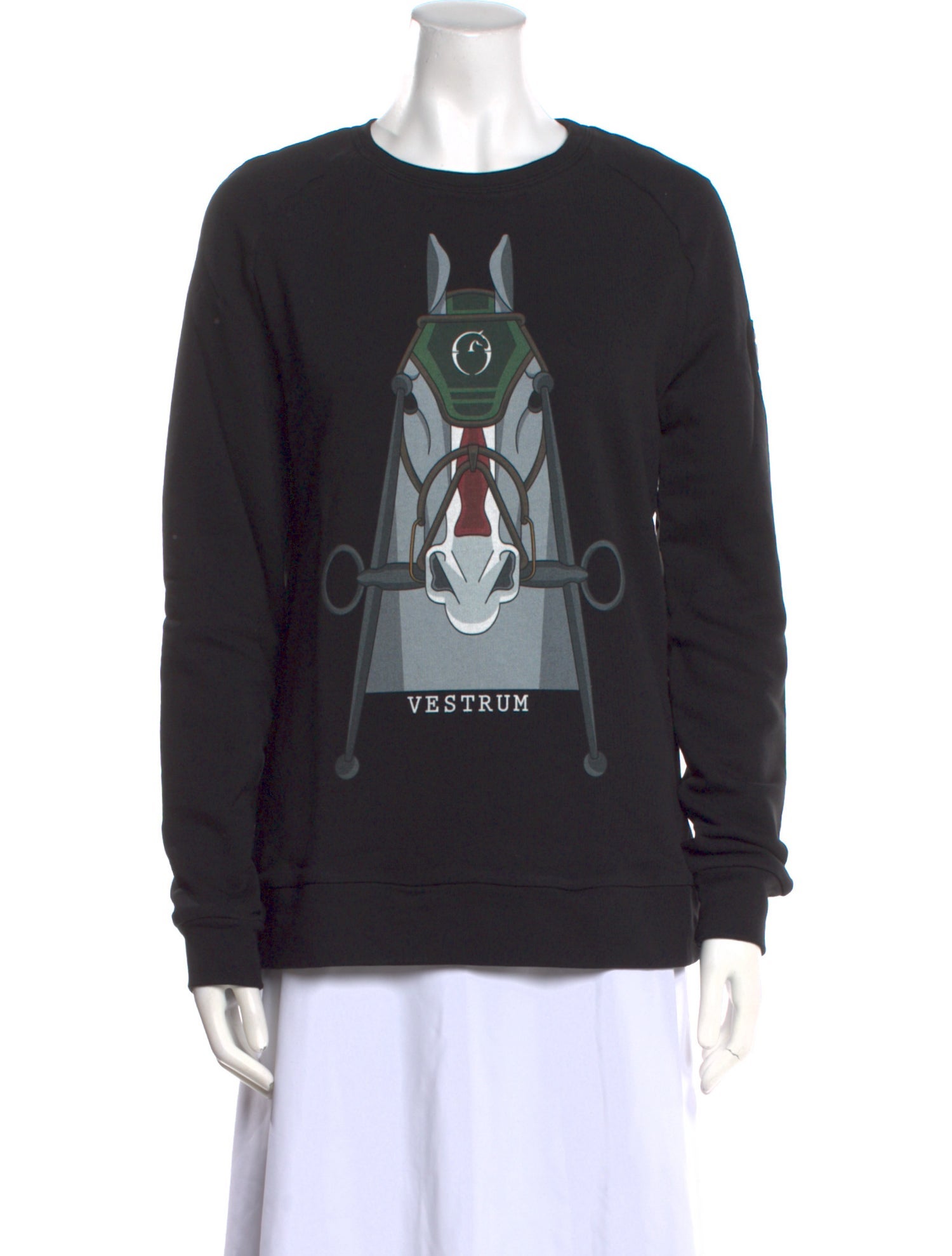 Vestrum Graphic Print Crew Neck Sweatshirt